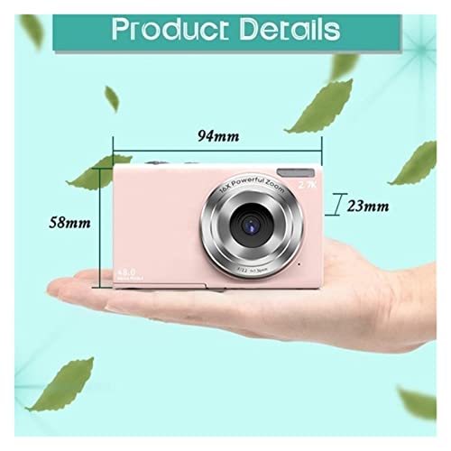 DYOSEN Digital Camera 2.88 Inch Vlogging 48Mega 48Mp Hd Digital Camera with 16X Digital Zoom Student Children's Photo Camera Digital Camera Photography (Color : B)