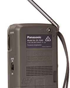 Panasonic RF-P50 AC/Battery Operated AM/FM Portable Radio (Discontinued by Manufacturer) (Silver/Small)