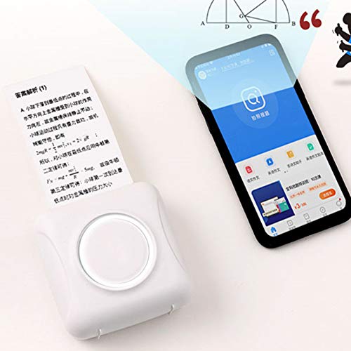 1 Pc Handheld Photo Instant Printer Mini Pocket WirelessThermal Printers USB Rechargeable