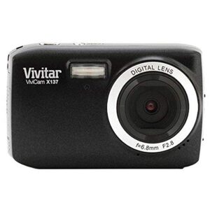 vivitar vx137-blk 12.1mp digital touch screen camera with 1.8-inch lcd screen – body only (black)