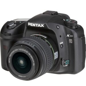 Pentax K10D 10.2MP Digital SLR Camera with Shake Reduction and 18-55mm f/3.5-5.6 Lens