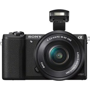 Sony a5100 16-50mm Interchangeable Lens Camera with 3-Inch Flip Up LCD (Black)