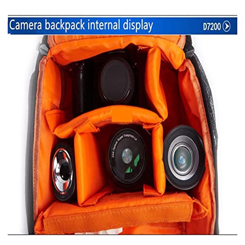 DYOSEN Digital Camera D7200 Digital Camera 33MP Auto Focus Professional DSLR Camera Telephoto Lens Wide Angle Lens Appareil Photo Bag Digital Camera Photography (Size : Add one Battery, Color : B)