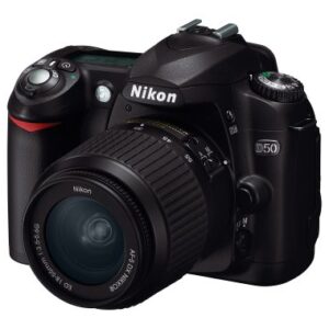 Nikon D50 DSLR Camera with 18-55mm f/3.5-5.6G ED AF-S Zoom Nikkor Lens (OLD MODEL)