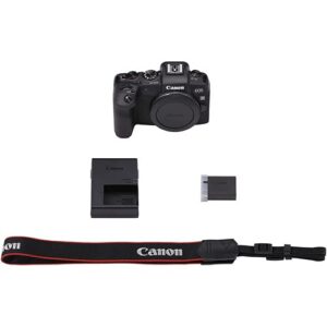 Canon EOS RP Mirrorless Camera Body Only Bundle + Canon Mount Adapter EF-EOS R