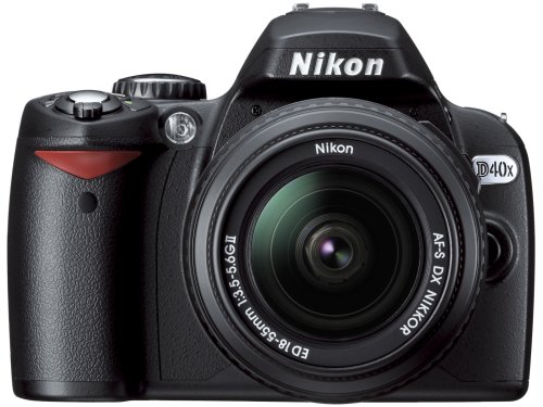 Nikon D40x 10.2MP Digital SLR Camera with 18-55mm f/3.5-5.6G ED II AF-S DX Zoom-Nikkor Lens (OLD MODEL)