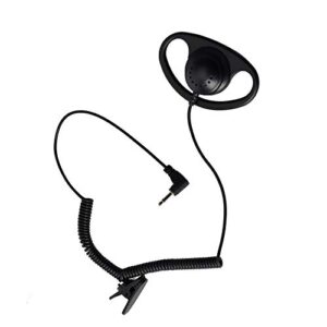 twayrdio 2.5mm listen receive only radio earpiece headset compatible with harris radio xl200 lapel mic, hyt hytera sm26m1 sm26n2 sm26n4 remote speaker microphone, two way radios and walkie talkies