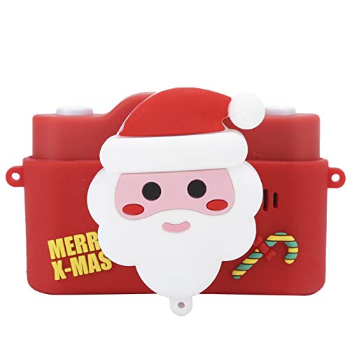 Hidyliu Child Camera - Santa Claus Camera 40mp Front Rear Dual Camera Kid Camera Small Video Recorder with MP3 Red