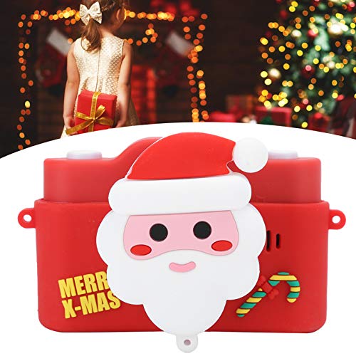 Hidyliu Child Camera - Santa Claus Camera 40mp Front Rear Dual Camera Kid Camera Small Video Recorder with MP3 Red