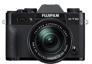 fujifilm x-t10 black mirrorless digital camera kit with xc16-50mm f3.5-5.6 ois ii lens (old model)