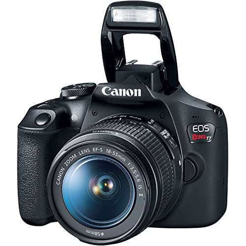 Cannon EOS Rebel T7 DSLR Camera w/EF-S 18-55mm F/3.5-5.6 Zoom Len Kit + 32GB Memory Card + Padded Case + High Speed Card Reader + Photo Bundle