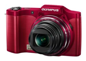 olympus sz-14 red digital camera – international version (no warranty)
