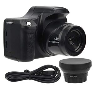 24 megapixel digital camera with 3.0 inch lcd screen 18x zoom hd slr camera long focal length portable digital camera(standard version + wide-angle lens)