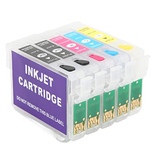 Fafeicy Ink Cartridge, 5 Colors Printing Accessory Desktop Photo Printers T1151 T1151 T1032 T1033 T1034 for