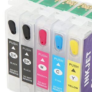 Fafeicy Ink Cartridge, 5 Colors Printing Accessory Desktop Photo Printers T1151 T1151 T1032 T1033 T1034 for