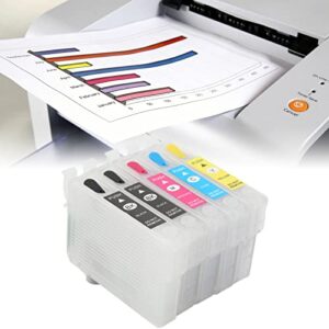 Fafeicy Ink Cartridge, 5 Colors Printing Accessory Desktop Photo Printers T1151 T1151 T1032 T1033 T1034 for