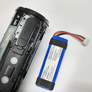 WRUMI 4000mAh Replacement Battery for JBL Flip 4, Flip 4 Special Edition, Flip4, GSP872693 01 3.7V