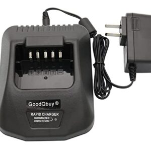 KSC-25 Rapid Charger is Compatible with Kenwood Radio TK-2140 TK-3140 TK-2160 TK-3160 TK-2170 TK-3170 TK-2360 TK-3360 NX-220 NX-320 KNB-57L KNB-55L KNB-35L KNB-56N KNB-26N KNB-25A Battery