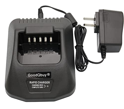 KSC-25 Rapid Charger is Compatible with Kenwood Radio TK-2140 TK-3140 TK-2160 TK-3160 TK-2170 TK-3170 TK-2360 TK-3360 NX-220 NX-320 KNB-57L KNB-55L KNB-35L KNB-56N KNB-26N KNB-25A Battery