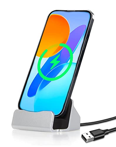 iPhone Charging Dock Station, Bebetter 8-pin Charging Dock Compatible with Apple iPhone 8, iPhone X, iPhone 7/7 Plus 6 6S Plus 5 5S Retail Packaging (Silver)