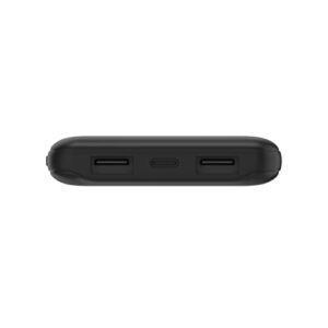 Belkin USB-C Portable Charger Power Bank, 10,000 mAh with 1 USB-C Port and 2 USB-A Ports for up to 15W Charging for iPhone 14 Pro, 14 Pro Max, AirPods, iPad, Galaxy S23, S23+, Ultra - Black