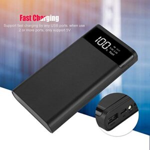 Cuifati Power Bank Kit DIY,6 x 18650 DIY Type-C Two-Way Fast Charging Power Bank Shell Case Box 5.7 * 3 * 1Inch