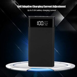 Cuifati Power Bank Kit DIY,6 x 18650 DIY Type-C Two-Way Fast Charging Power Bank Shell Case Box 5.7 * 3 * 1Inch