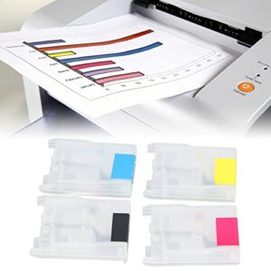 FTVOGUE Ink Cartridge,4 Colors Printing Accessory 4 Colors Desktop Photo Printers for 135C 150C 153C