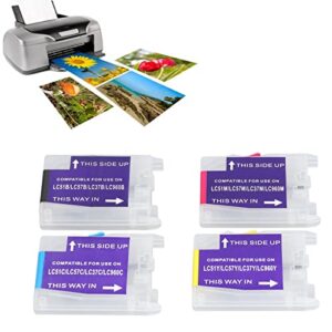 FTVOGUE Ink Cartridge,4 Colors Printing Accessory 4 Colors Desktop Photo Printers for 135C 150C 153C