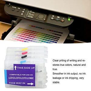 FTVOGUE Ink Cartridge,4 Colors Printing Accessory 4 Colors Desktop Photo Printers for 135C 150C 153C