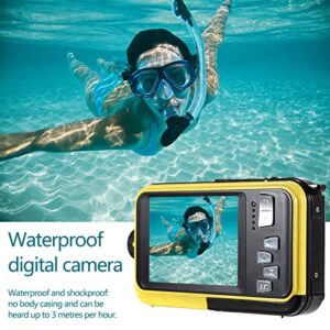 SHENGAO Underwater Camera - Dual Screens Full HD 2.7K 48MP Digital Camera LCD Displays