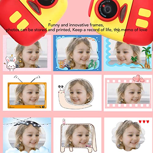 Kids Camera Camera USB Charge Kids Digital Cameras 10X Magnification LED Fill Light Video Recording Kids Camera with Papers Pens for Child Family Camera USB Charge