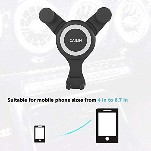 ICAILIN Car Phone Mount Compatible Applicable Mercedebenz Mobile Phone Holder A/B/C/E/S-Class,FordMustang,Mini-Countryman/Cooper s Automatic Locking Universal Air Vent Cell Phone Holder