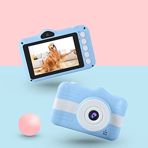 Kids Digital Camera, Children Digital Selfie Camera, with 1080p Front and Rear Dual Cameras, for Record Life, for Toddler, 3-10 Year Old Boys and Girls