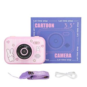 Kids Camera Kids Digital Camera High Definition Dual Lens 40MP MP3 Player Eyeshield Big Screen Pink Digital Camera for Travelling Kids Digital Camera High