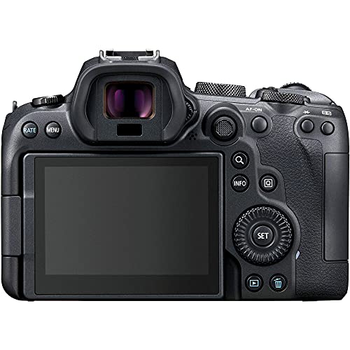 Canon EOS R6 Mirrorless Digital Camera with 24-105mm f/4L Lens (4082C012) + 64GB Tough Card + Case + Flex Tripod + Hand Strap + Cap Keeper + Memory Wallet + Cleaning Kit (Renewed)
