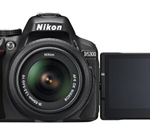 Nikon D5300 Digital SLR with 18-55mm VR II Compact Lens Kit - Black (24.2 MP) 3.2 inch LCD