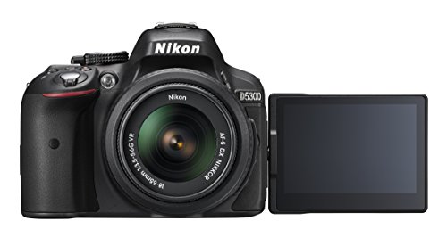 Nikon D5300 Digital SLR with 18-55mm VR II Compact Lens Kit - Black (24.2 MP) 3.2 inch LCD