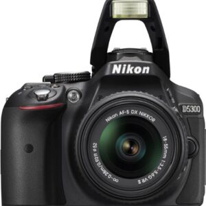 Nikon D5300 Digital SLR with 18-55mm VR II Compact Lens Kit - Black (24.2 MP) 3.2 inch LCD