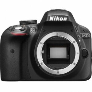 Nikon DSLR Camera D3300 Body Black D3300BK [International Version, No Warranty]