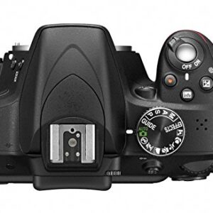 Nikon DSLR Camera D3300 Body Black D3300BK [International Version, No Warranty]