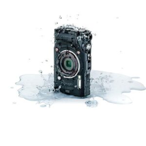 Olympus Tough TG-6 Digital Camera (Black) with 64GB Memory Card | Strap & Case