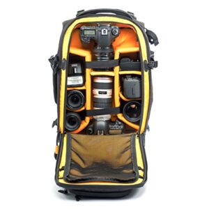 VANGUARD ALTA Fly 55T DSLR Camera Backpack, 4 Wheel Spinner/Trolley, Black