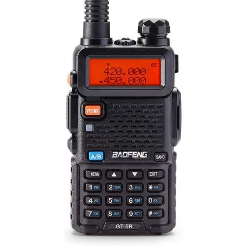 BAOFENG GT-5R Dual Band Two Way Radio 144-148/420-450MHz, FCC Compliant Version of Baofeng UV-5R, Ham Radio Handheld for Adults, Support Chirp