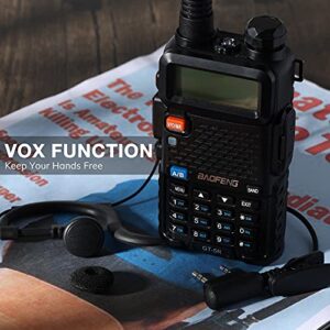 BAOFENG GT-5R Dual Band Two Way Radio 144-148/420-450MHz, FCC Compliant Version of Baofeng UV-5R, Ham Radio Handheld for Adults, Support Chirp