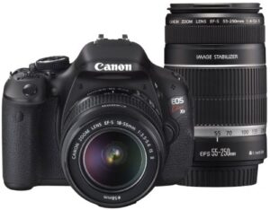 canon eos kiss x5 digital slr camera 2 lens kit – international version (no warranty)