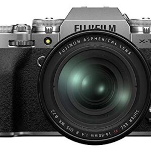 Fujifilm X-T4 Mirrorless Digital Camera XF16-80mm Lens Kit - Silver