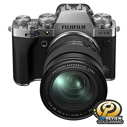 Fujifilm X-T4 Mirrorless Digital Camera XF16-80mm Lens Kit - Silver