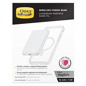 OtterBox Wireless Power Bank for MagSafe, 3k mAh - White