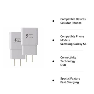 Original Samsung Adaptive Fast Charging Wall Adapter for Galaxy Galaxy S8 S9 Plus Note 8 (2 PACK)